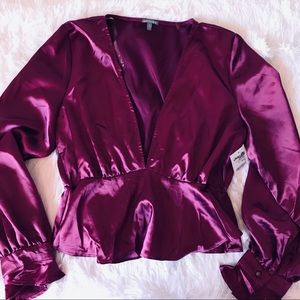 Charlotte Russe purple blouse 🍃